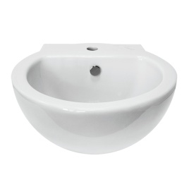 Раковина подвесная SANITA LUXE "Art" 50 санфарфор, белый