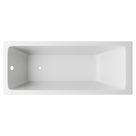 Ванна акриловая VENTO ITALY NOVARO LA 1500х700х458 прямоугольная, без каркаса и панели, белый