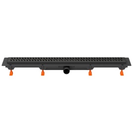 Душевой лоток CHUDEJ D40 Harmony 850 мм, боковой слив, пластиковый, решетка из нержавеющей стали, че