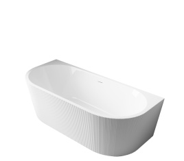 ФЛАЙ Ванна акриловая пристенная 1600*750*580, белый