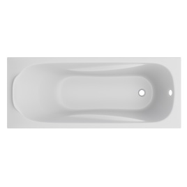 Ванна акриловая VENTO ITALY SERENA Simple LA 1600х700х435 прямоугольная, без каркаса и панели, белый