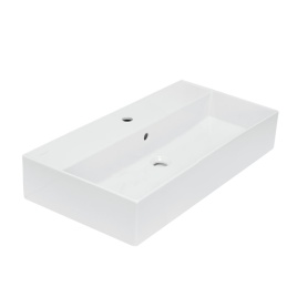 Раковина мебельная SANITA LUXE Novel 80 санфарфор, белый