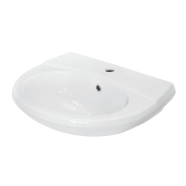 Раковина подвесная SANITA Виктория 60 санфарфор, белый