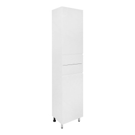 Шкаф-пенал AQUA NERO Эстелла 40 напольный, правосторонний, покрытие эмаль, белый глянцевый