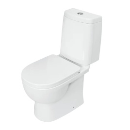 Унитаз-компакт Sanita Fest 345х630х815 напольный, в комплекте с быстросъемным сиденьем микролифт, дю