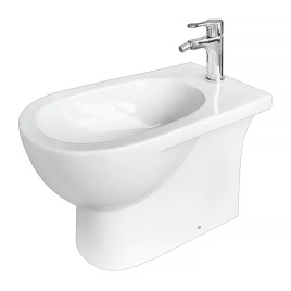 Биде напольное SANITA LUXE ART/BEST/FEST, санфаянс, белый