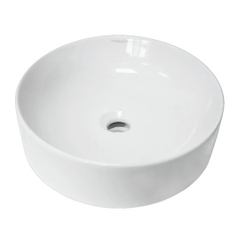 Раковина накладная SANITA LUXE Best Slim 40 санфарфор, белый