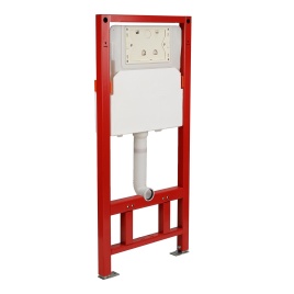 Инсталляция для подвесного унитаза AQUA NERO механическая, сталь, пластик, 2-х режимный смыв 3/6 л