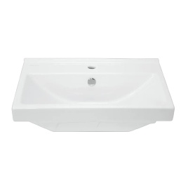 Раковина мебельная SANITA LUXE Fest 60 санфарфор, белый