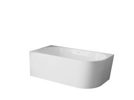 АМОРЕ Л Ванна акриловая пристенная 1600*750*580, левая, белый