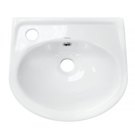 Раковина-мини SANITA Лада 37 подвесная, санфарфор, белый