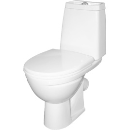 Унитаз-компакт Sanita Марс комфорт 338х645х760 напольный, безободковый, в комплекте с сиденьем микро