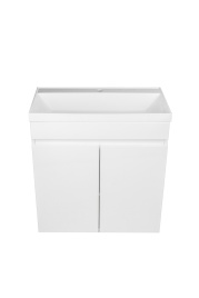 Комплект Сабина 70Н Slim напольная тумба с раковиной Classica Slim 70*36 см, белый глянец