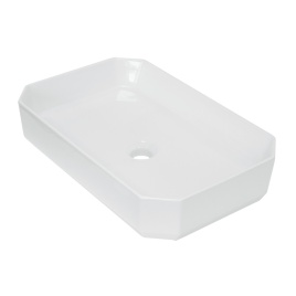 Раковина накладная SANITA LUXE Line 55 санфарфор, белый