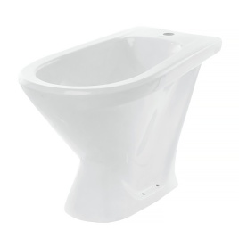 Биде напольное SANITA Самарское, санфаянс, белый