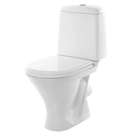 Унитаз-компакт Sanita Аттика 347х608х788 напольный, 1- режимный слив, в комплекте с сиденьем полипро