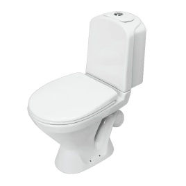 Унитаз-компакт Sanita Luxe "Classic" ТМ 350х640х790 напольный, в комплекте с сиденьем микролифт, дюропласт, белый