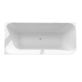 ТИАМО Л Ванна акриловая пристенная 1600*750*580, левая, белый