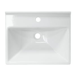 Раковина мебельная SANITA LUXE Fest 50 санфарфор, белый