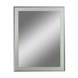 Зеркало AQUA NERO Сапфир 535х680 с фацетом, подвесное