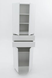 Пенал Эстелла 52 напольный, белый глянец