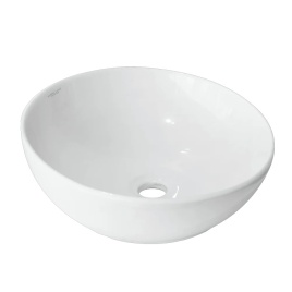 Раковина накладная SANITA LUXE Art 40 Cut санфарфор, белый