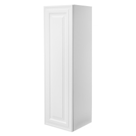 Шкаф-пенал AQUA NERO Элен 35 350х340х1200 подвесной, универсальный монтаж, покрытие эмаль, белый мат