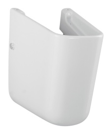 Полупьедестал для раковины SANITA LUXE Best, санфаянс, белый