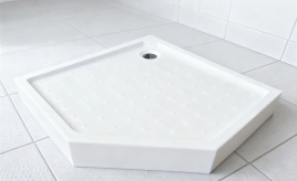 Душевой поддон 90*90*15 ABS для ограждения AN341C, белый