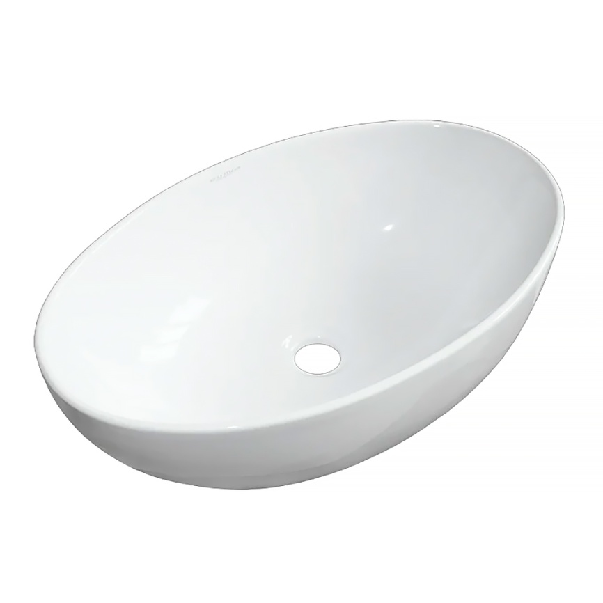 Раковина накладная SANITA LUXE Ringo 54 Cut санфарфор, белый фото 1