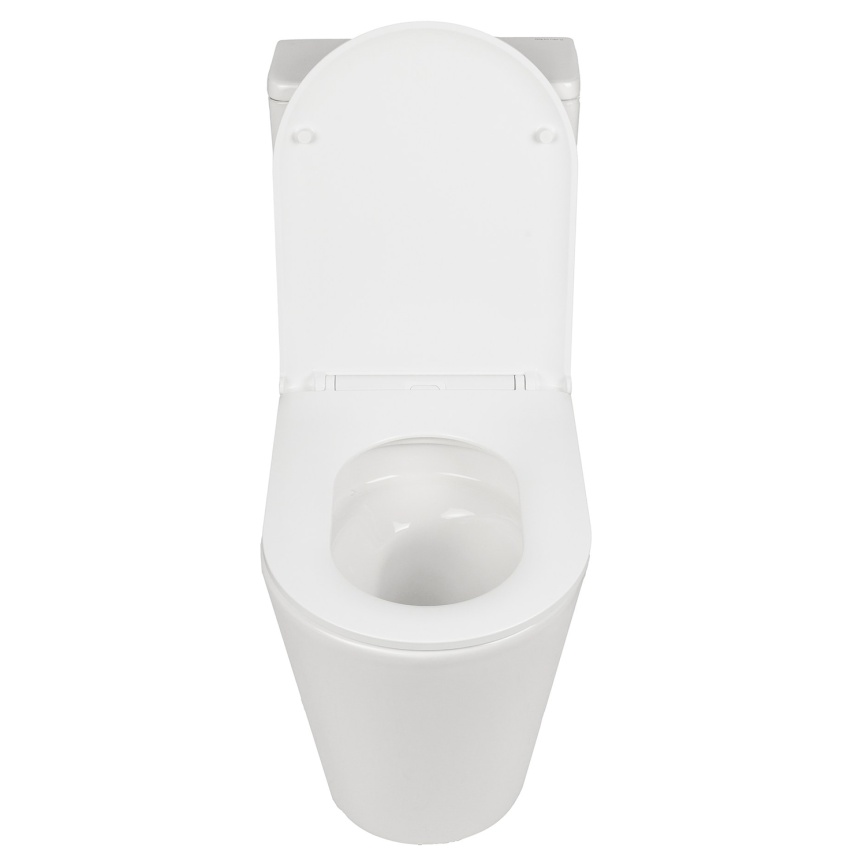 Унитаз-моноблок AQUA NERO MAIN 360х680х813 безободковый, слив скрытый "Торнадо", с быстросъемным сид фото 10