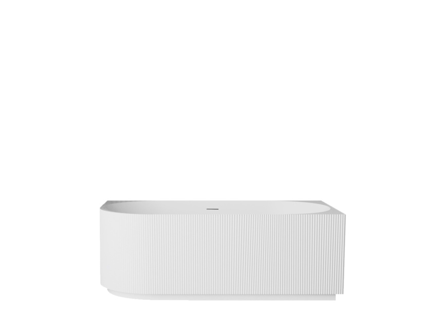 РИКО П Ванна акриловая пристенная 1600*750*580, правая, белый фото 2