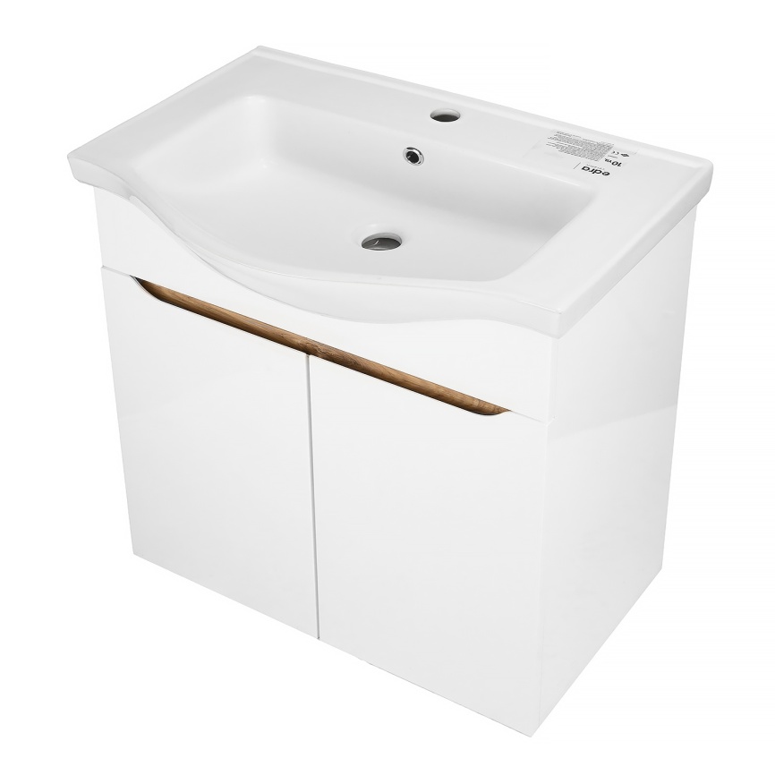 Комплект AQUA NERO Келли 65Н 650х450х870 напольная тумба с раковиной Edra Classic 65, покрытие эмаль фото 2