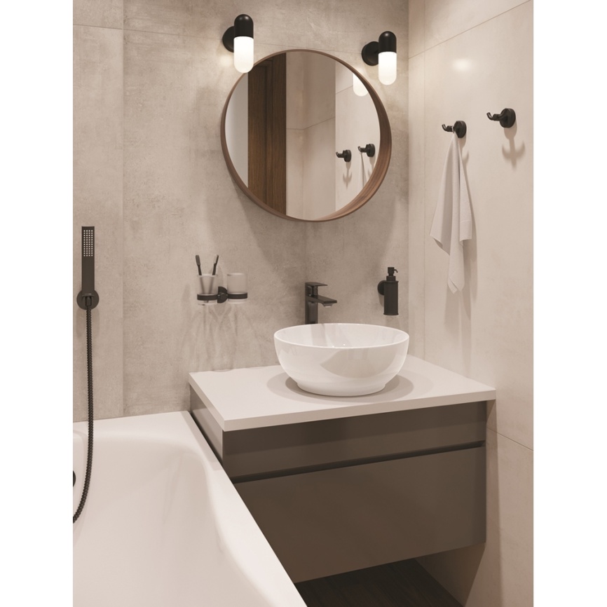 Раковина накладная SANITA LUXE Art 40 Slim санфарфор, белый фото 3