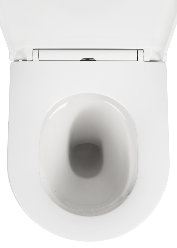 Унитаз-компакт AQUA NERO ARETA 385х615х805 безободковый, слив скрытый "Торнадо", с быстросъемным сид фото 11