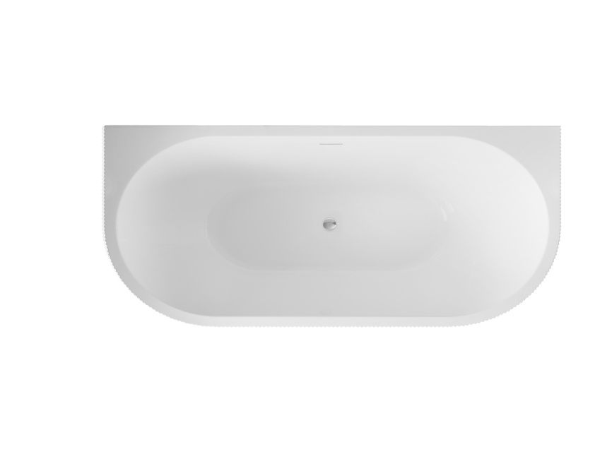 ФЛАЙ Ванна акриловая пристенная 1700*800*580, белый фото 3