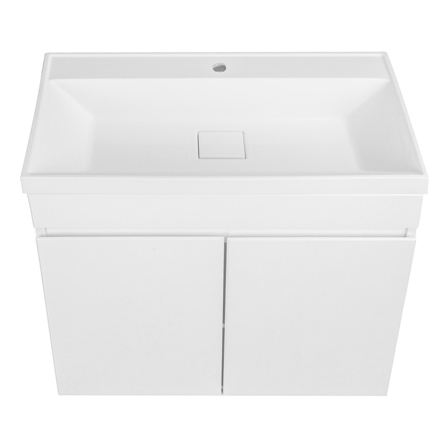 Комплект AQUA NERO Сабина 70Н 700х360х850 напольная тумба с раковиной Классика Слим 70*36 см, покрыт фото 7