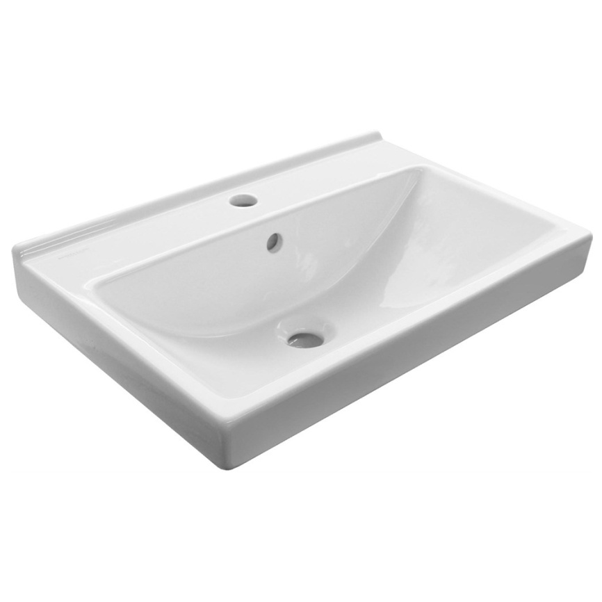 Комплект AQUA NERO Сабина 60Н 600х400х850 напольная тумба с раковиной Фест 60, покрытие эмаль, белый фото 5