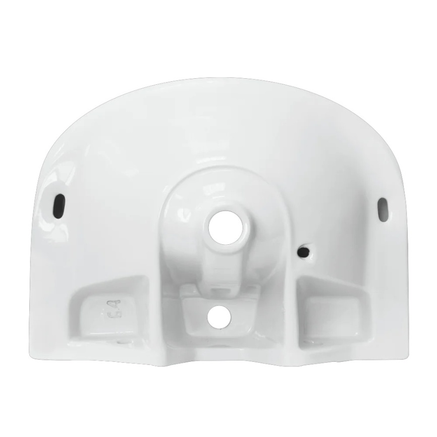 Раковина подвесная SANITA Самарский 87 санфарфор, белый фото 3