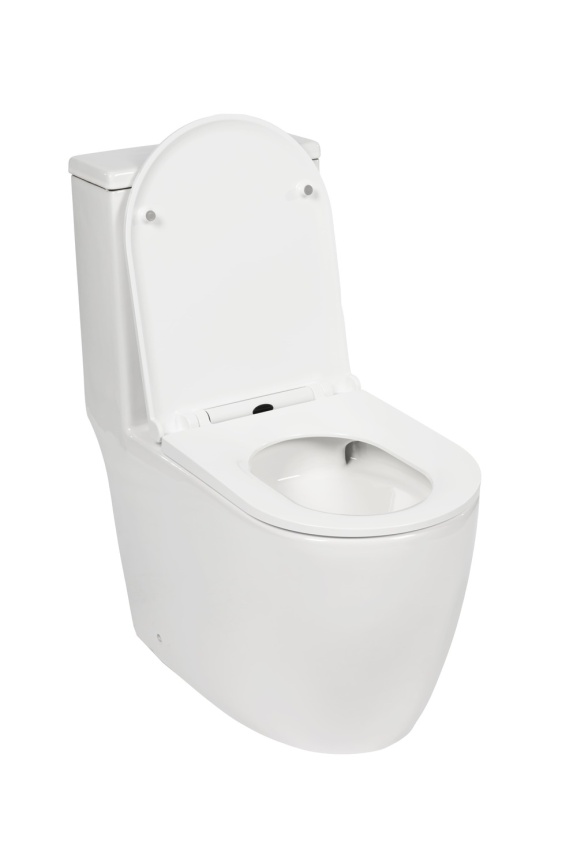 AN-020D Унитаз-моноблок (круглый), Торнадо,690*360*820 мм с сиденьем дюропласт, белый фото 7
