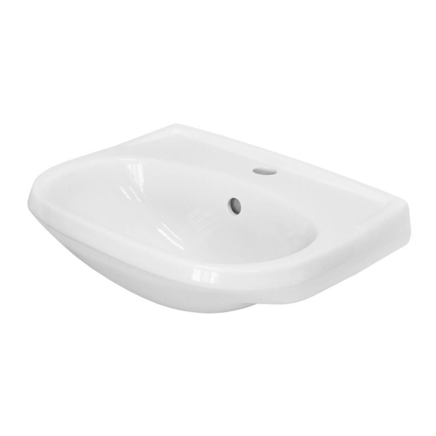 Раковина подвесная SANITA Комфорт 50 санфарфор, белый фото 2