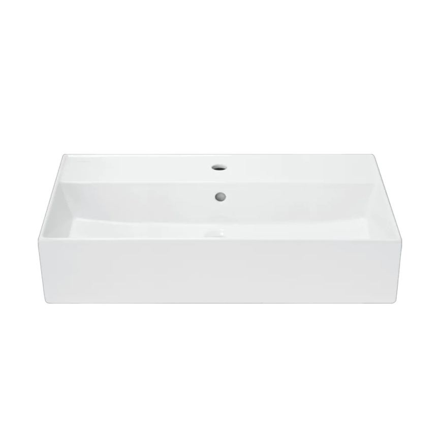 Раковина мебельная SANITA LUXE Новел 80 санфарфор, белый фото 4