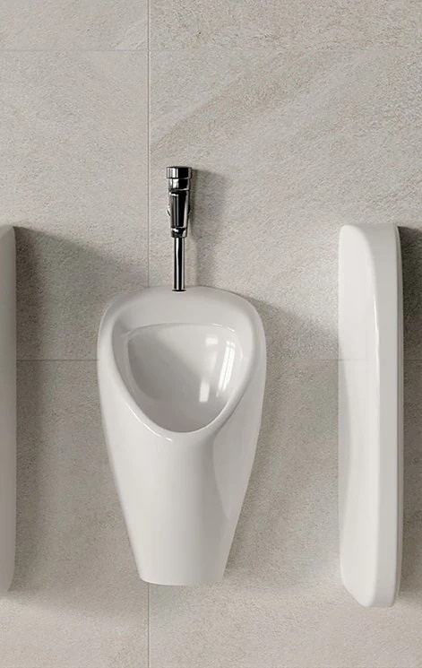 Писсуар настенный SANITA LUXE Лонг санфаянс, белый фото 4