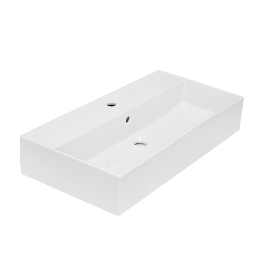 Раковина мебельная SANITA LUXE Новел 80 санфарфор, белый фото 1