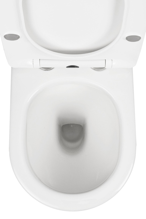 Унитаз-компакт AQUA NERO FIRE 370х640х800 безободковый, с быстросъемным сиденьем микролифт, белый фото 12