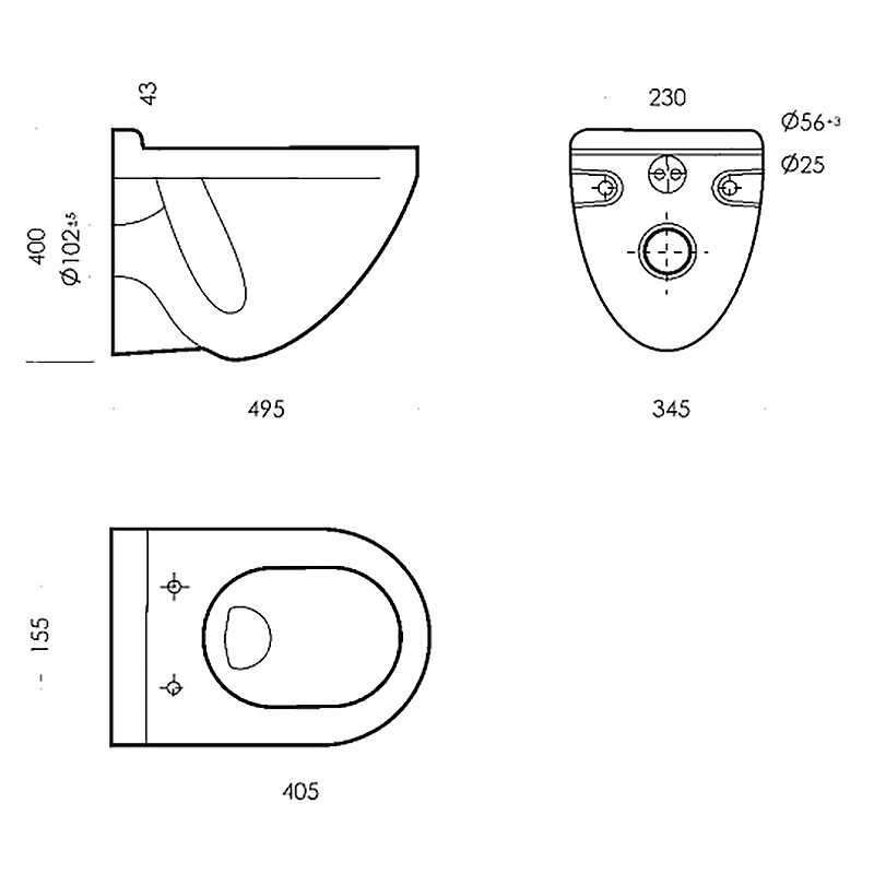 Унитаз подвесной Sanita Luxe АттикаСЛ 345х495х400 быстросъемное с сидением микролифт, дюропласт, бел фото 6