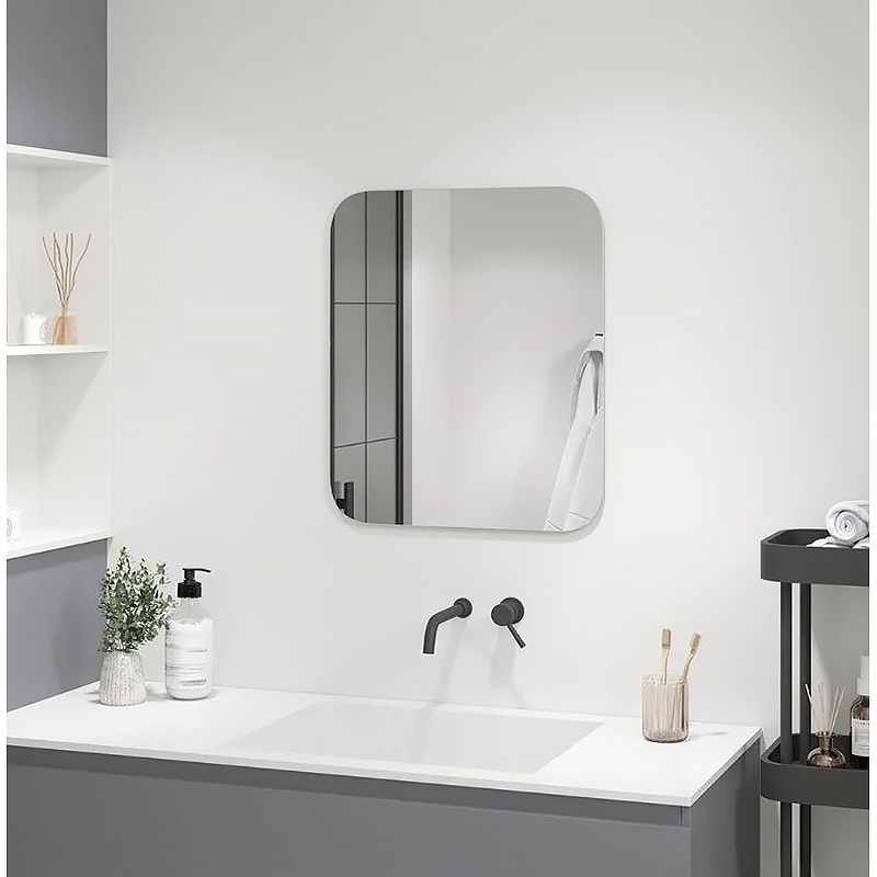 Зеркало AQUA NERO Самба 535х680 подвесное фото 2