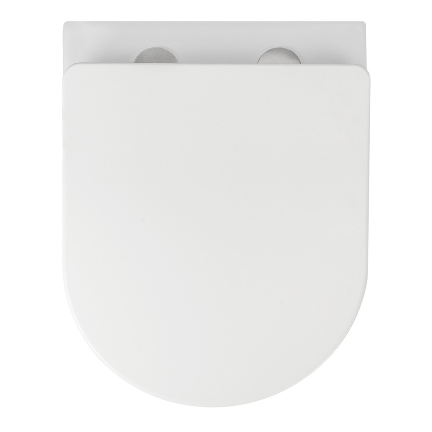 Унитаз подвесной AQUA NERO ARIES 365х490х363 c функцией биде, безободковый, с быстросъемным сиденьем фото 3