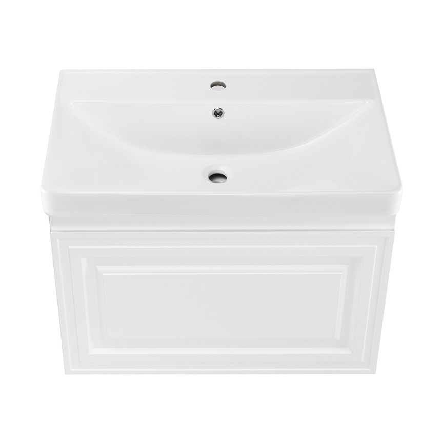 Комплект AQUA NERO Элен 80 815х480х515 подвесная тумба с раковиной АСТИ-80, покрытие эмаль, белый ма фото 5