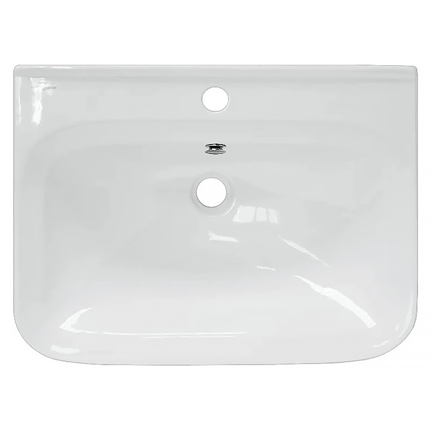 Раковина подвесная SANITA LUXE "Некст" 60 санфарфор, белый фото 2